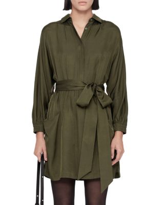 Noora Belted Shirt Dress