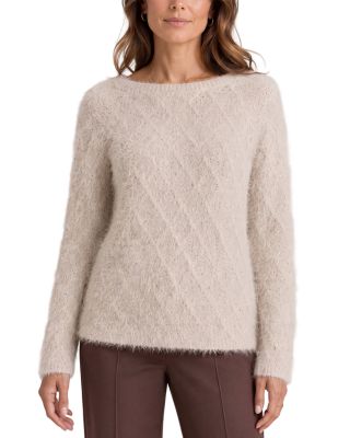 Long Sleeve Boat Neck Sweater