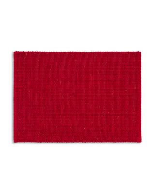 Ivory Rib Placemat with Gold Lurex