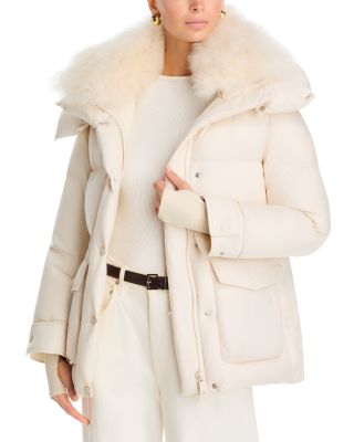 Scout Shearling Trim Puffer Coat