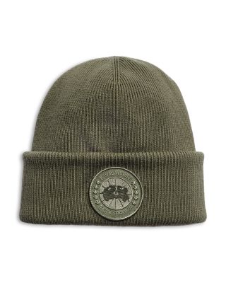 Arctic Disc Merino Wool Logo Patch Ribbed Toque 