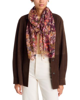 Blurred Floral Scarf