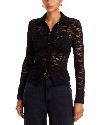 Veronica Beard Wittaker Lace Shirt