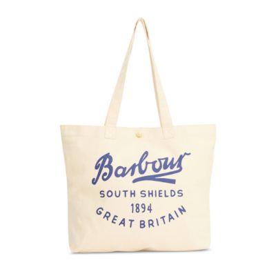 Script Cotton Canvas Tote 