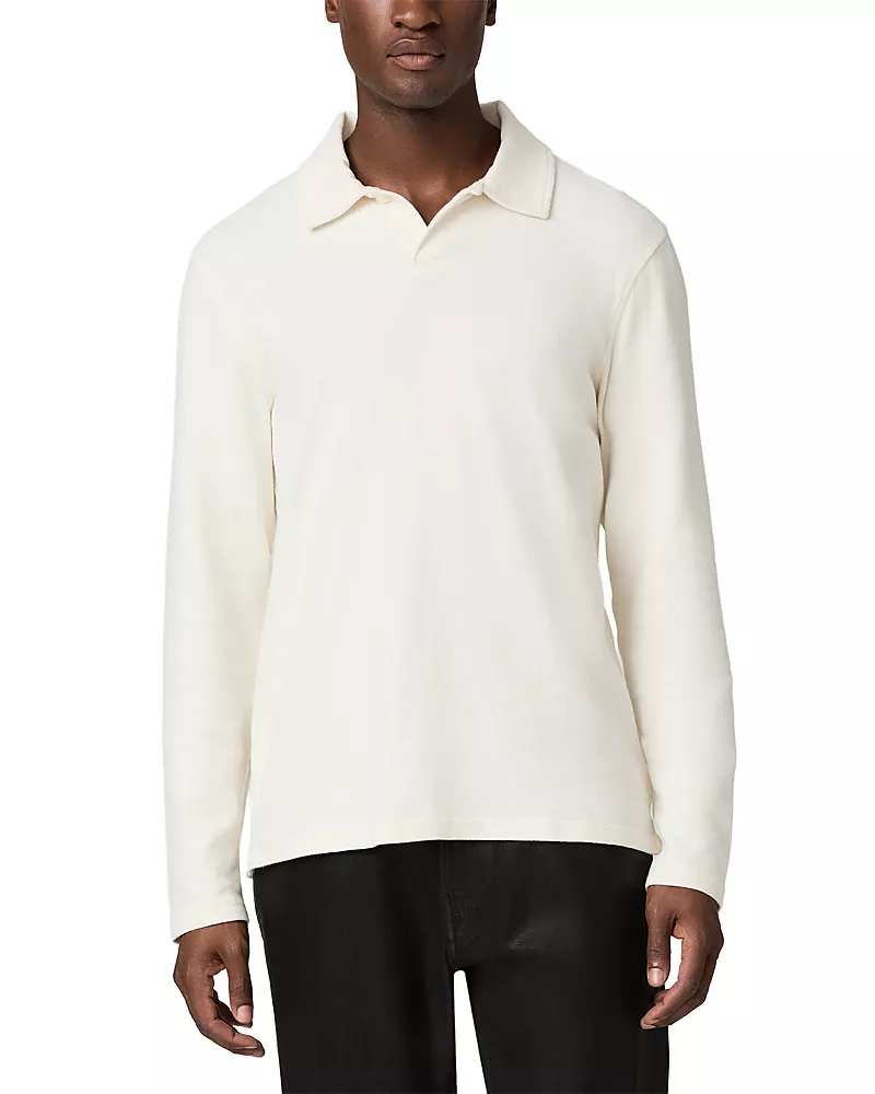 Paige Hammond Cotton Blend One Button Polo Shirt