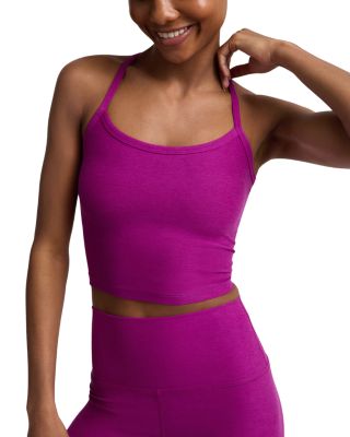 Spacedye Slim Racerback Cropped Tank