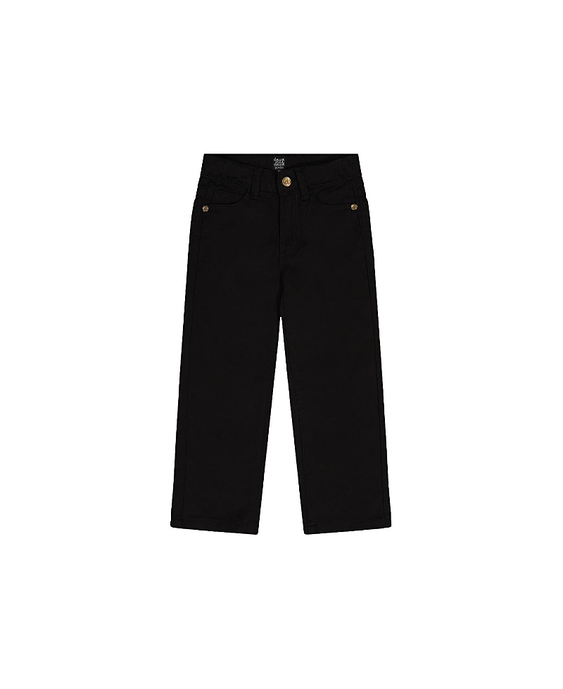 Deux par Deux Boys' Stretch Denim Five-Pocket Adjustable Waist Pants - Little Kid