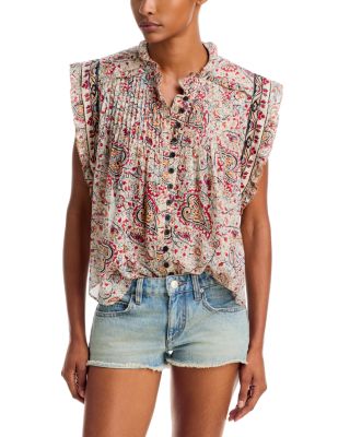 Derrron Cotton Sleeveless Top