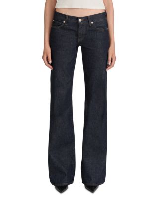 The Gray Low Rise Bootcut Jeans in Rinse