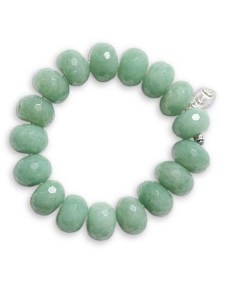 Gemstone Beaded Stretch Bracelet