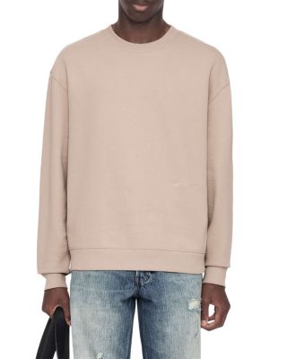 Aston Cotton Washed Khaki Sweatshirt