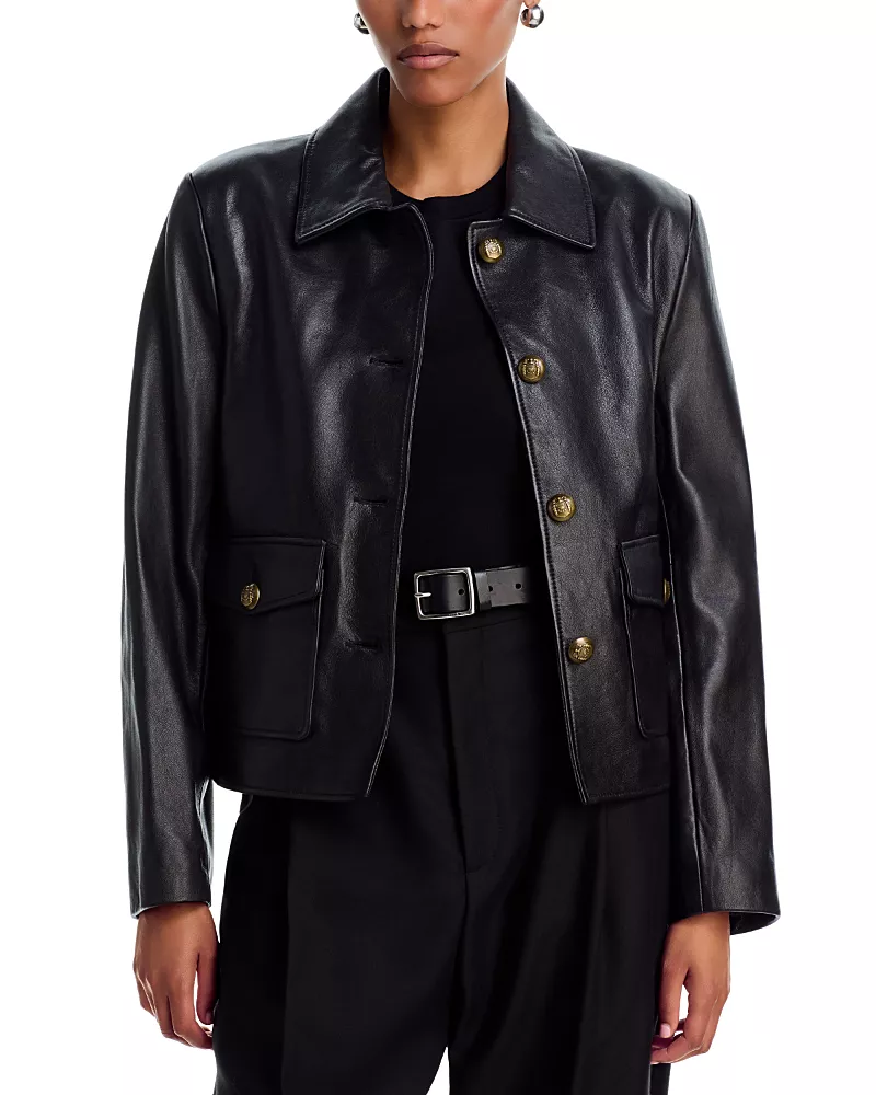 Arma Nela Lamb Leather Jacket