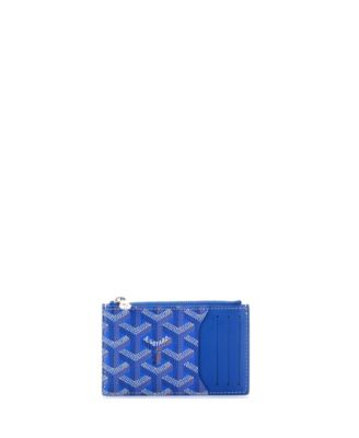 Bourbon Zipped Card Holder Coated Canvas