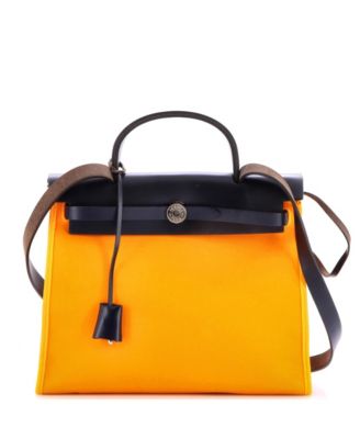 Herbag Zip Leather & Canvas Crossbody