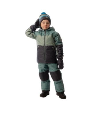 Boys' Colorblock Lightweight Jacket & Foot Strap Pants Two Piece Snowsuit - Little Kid, Big Kid