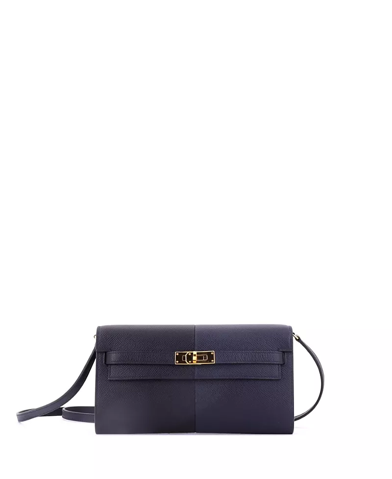 Pre-Owned HERMES Kelly To Go Mini Epsom Leather Wallet