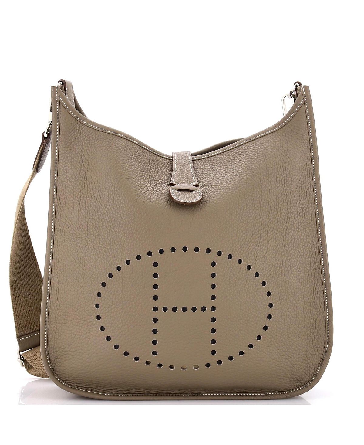 Pre-Owned HERMES Evelyne Iii Clemence Leather Crossbody