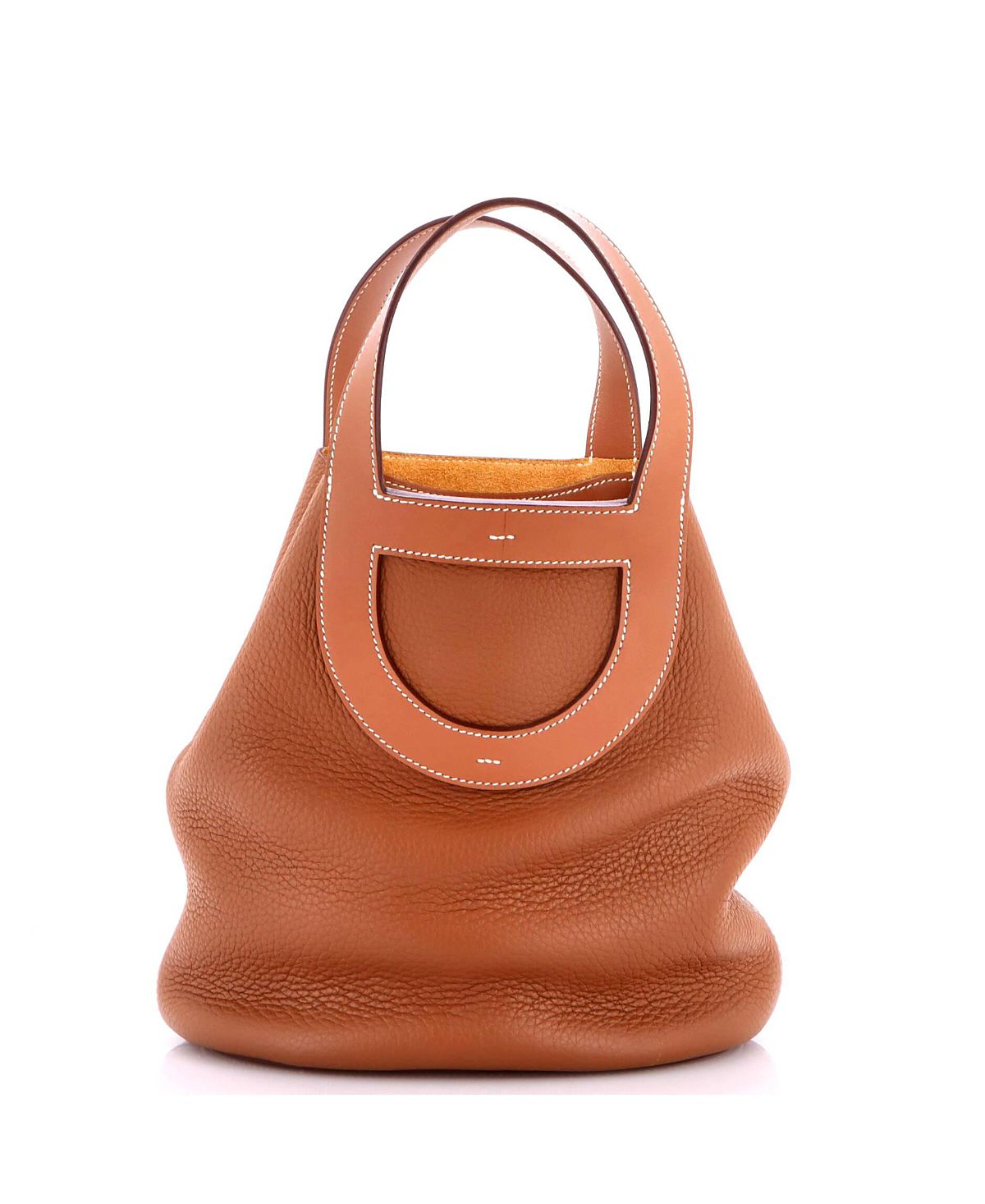 Pre-Owned HERMES In-The-Loop Clemence Leather Tote