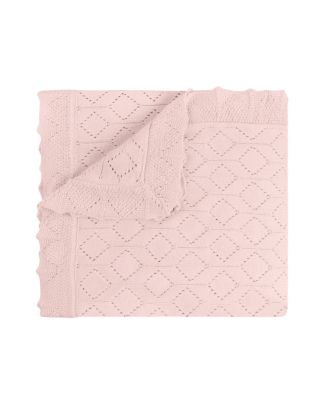 Unisex Lux Pointelle Knit Blanket