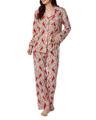 Cotton Stretch Knit Pajama Set