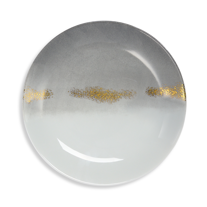 Marie Daage Horizon Dinner Plate In Gray
