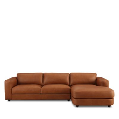 Fortezza 2 Piece Leather Sectional