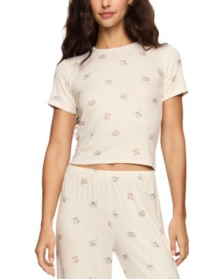 Tea Time Cotton Stretch Tee