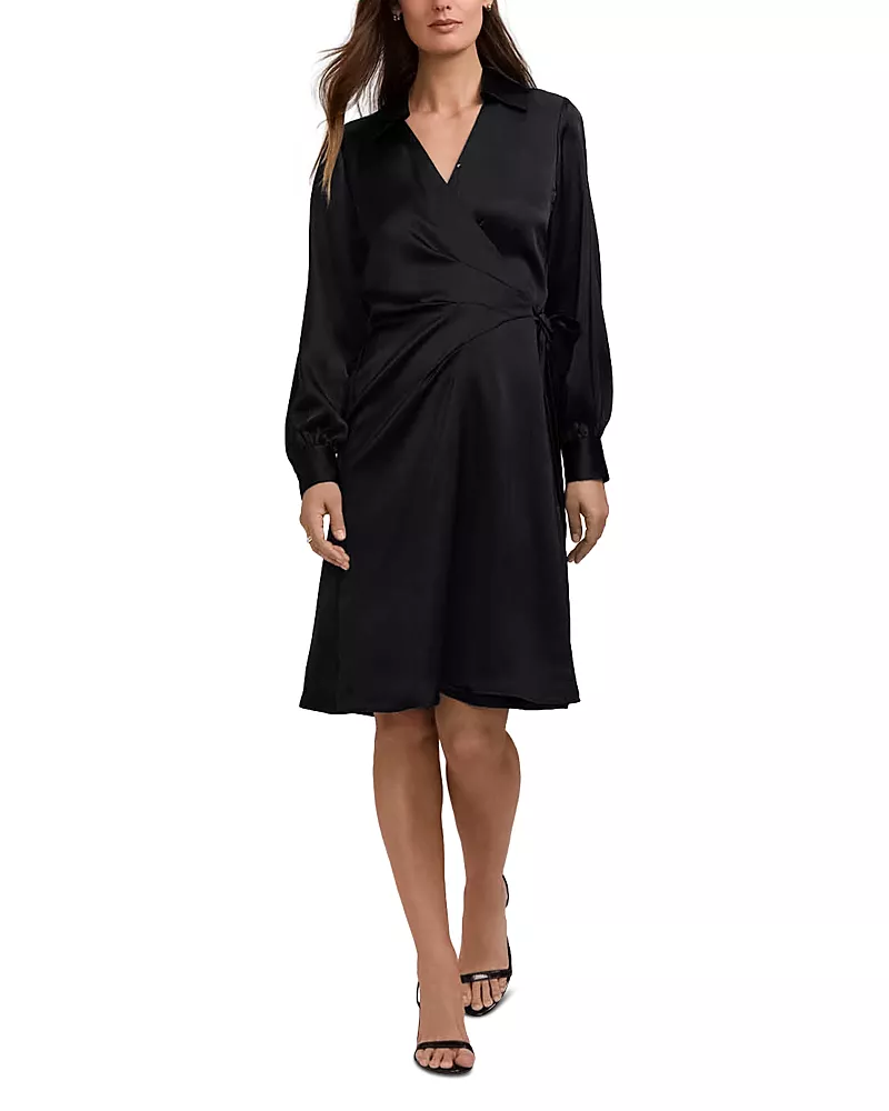 Foxcroft Valentina Seamed Wrap Dress