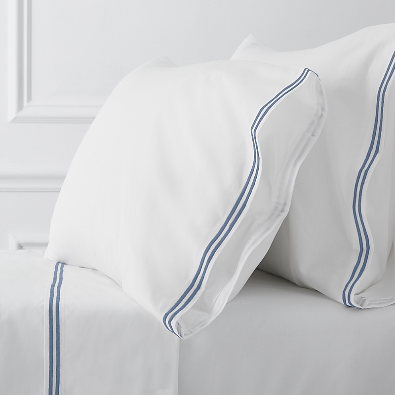 Hudson Park Italian Percale Stitch King Pillowcase, Pair - Exclusive