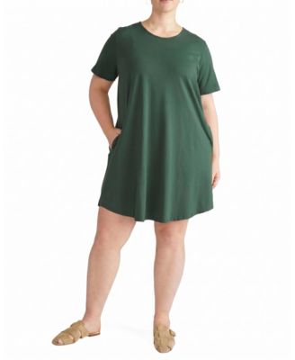  Women's Plus Halie T-Shirt Dress