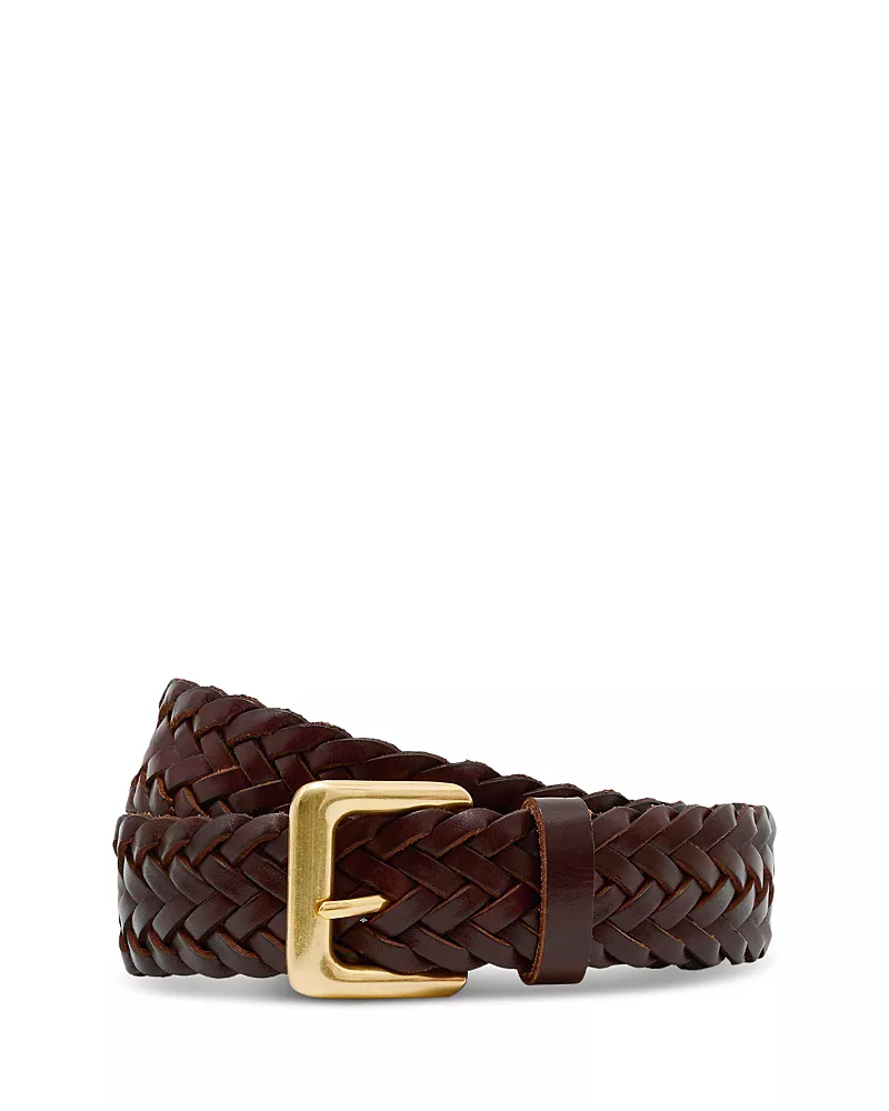 Reiss Women's Penelope Woven Leather Belt