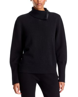 Merino Wool Zipped Collar Sweater