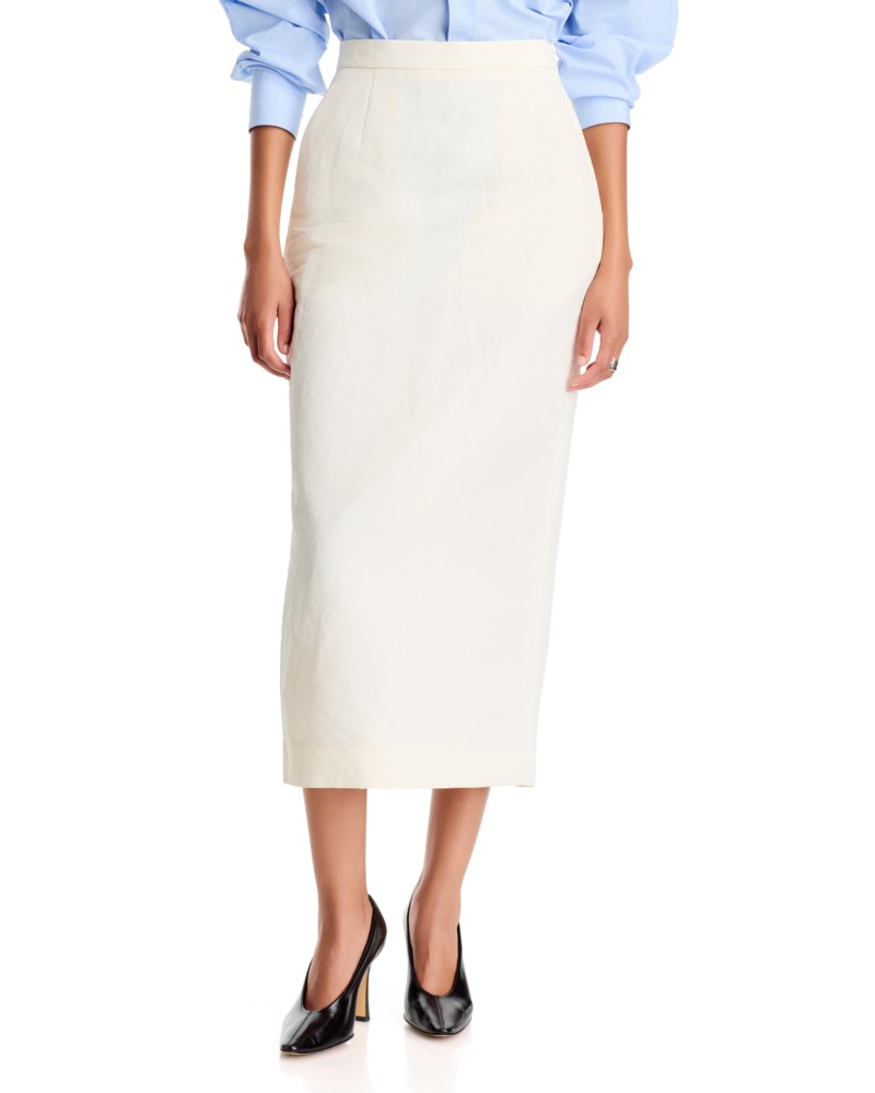 Willy Chavarria Woven Skirt in Masa