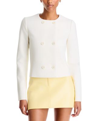 Double Breasted Knit Jacket 