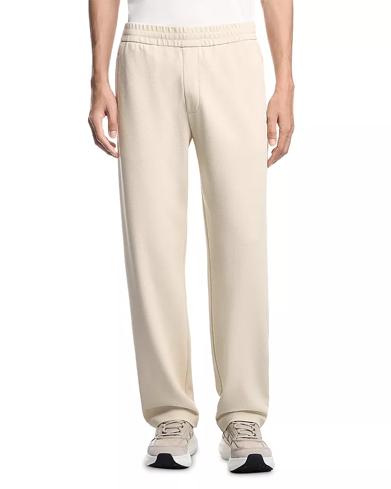 Emporio Armani Regular Fit Textured Trousers