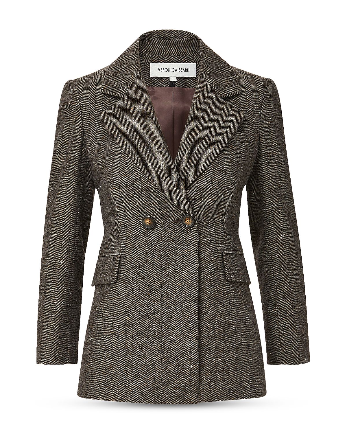 Veronica Beard Tilbury Notch Collar Dickey Jacket