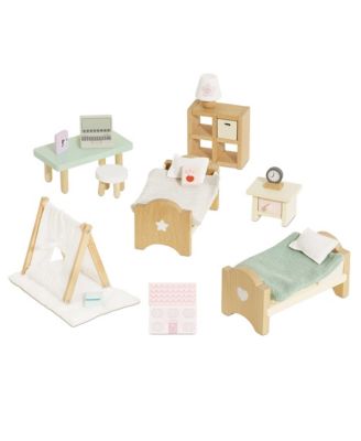 Wooden Dolls house Child's Bedroom Furniture- 3+ years