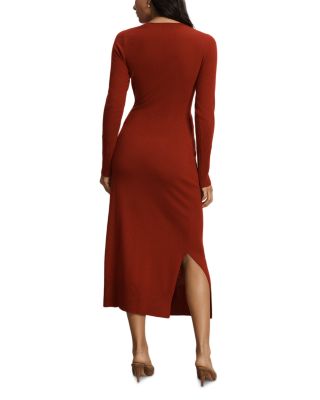 Salomez Wool & Cashmere Wrap Dress