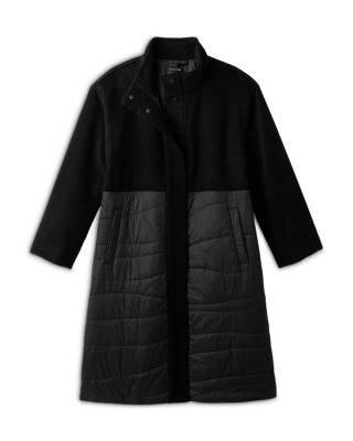 Mixed Media Coat - thumbnail 5
