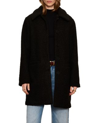 Upside Spread Collar Faux Fur Cozy Jacket