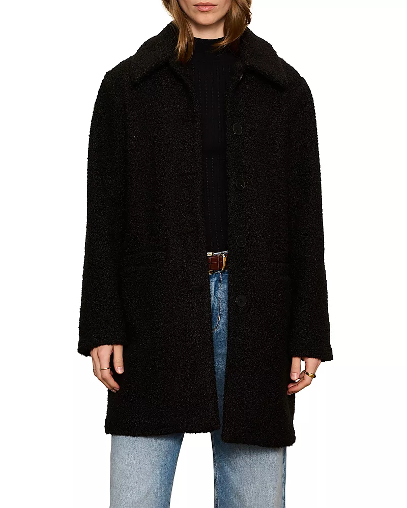Sanctuary Upside Spread Collar Faux Fur Cozy Jacket