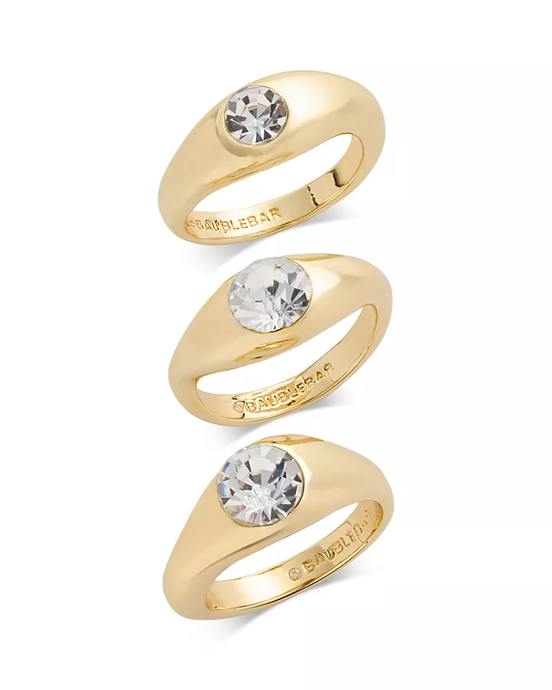 Baublebar Abigail Ring Stack, Set of 3