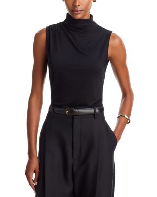 Mylie Jersey Mock Neck Top