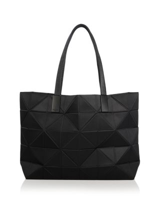 Track Geometric Triangular Paneling Tote