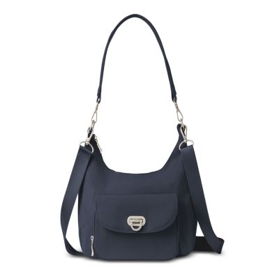 Coastal Flip Lock Half Moon Bag