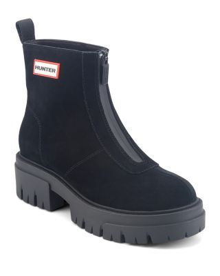 Women's Gemma Waterproof Suede Zip Front Boots