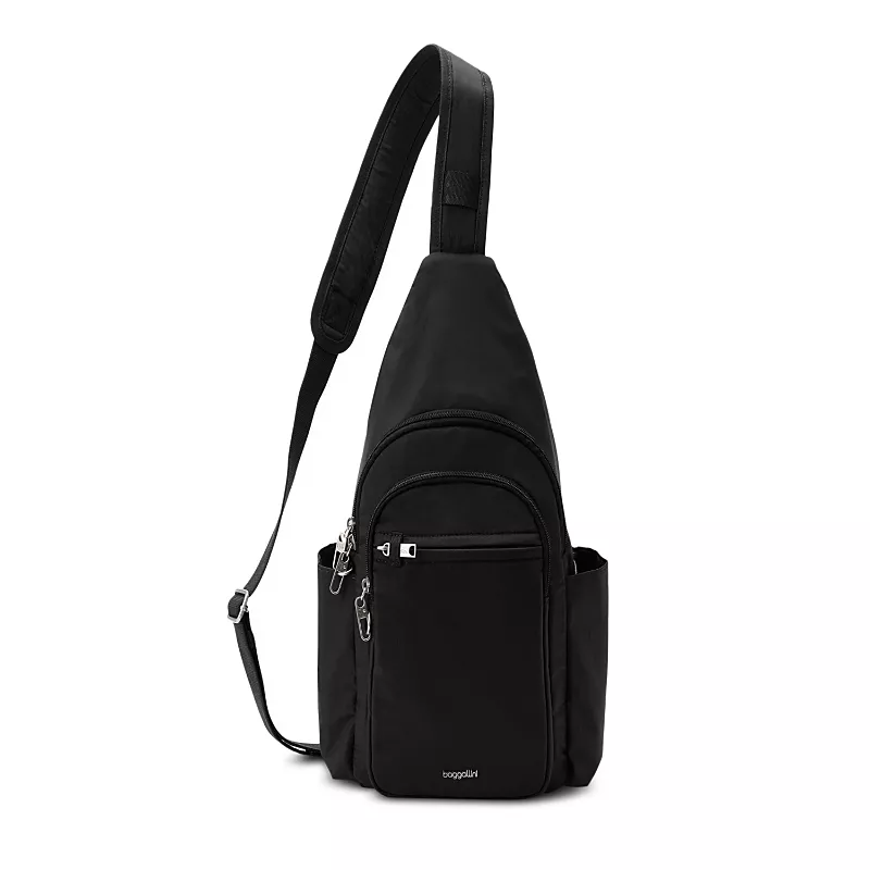 Baggallini Securtex Classic Anti Theft Large Daytripper Sling Bag