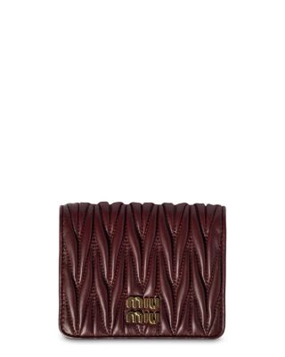  Small Matelasse Nappa Leather Wallet