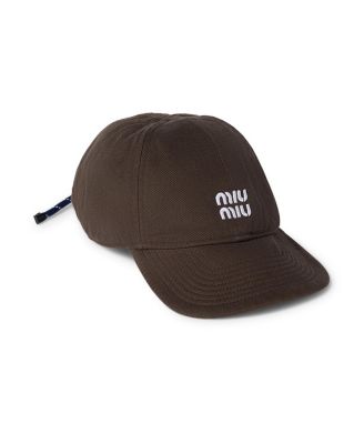 Miu Miu Denim Baseball Cap, 22.83