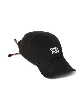 Miu Miu Denim Baseball Cap, 22.83